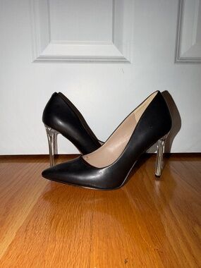 Patent Leather black stiletto heels
